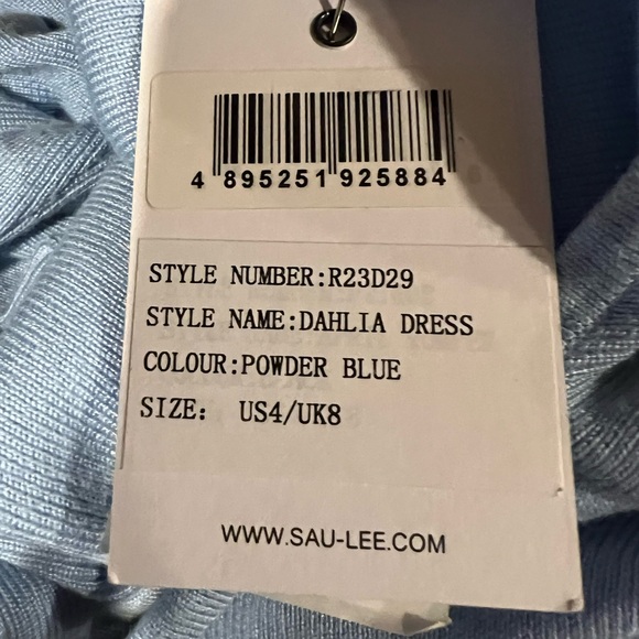 REVOLVE SAULEE- DAHLIA ASYMMETRICAL NECKLINE KNIT DRESS SIZE 4 - Picture 14 of 15